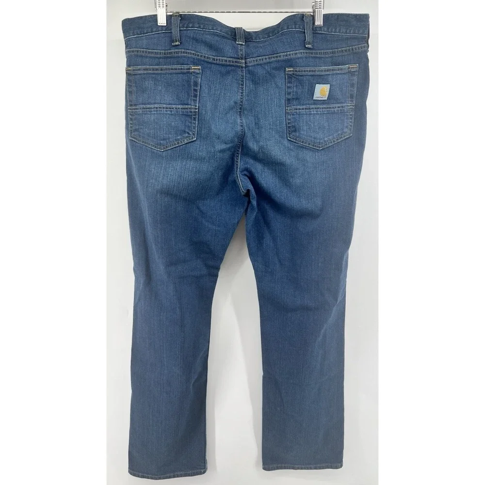 Carhartt Rugged Flex 5 Pocket Jeans Relaxed Fit Tagged 40/32 Actual 41/32 BD2804
